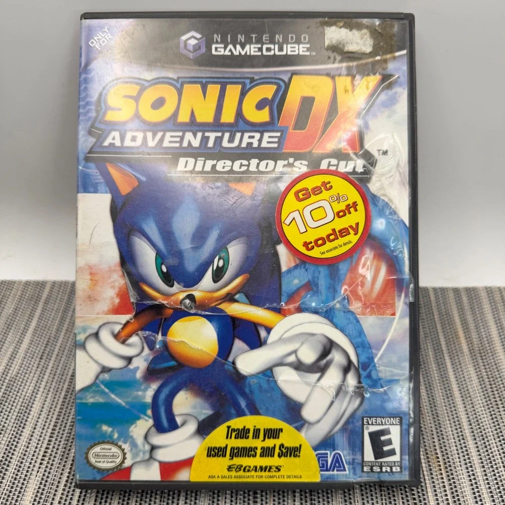Sonic Adventure DX Directors Cut Nintendo GameCube GCN Sega Untested Case AS IS